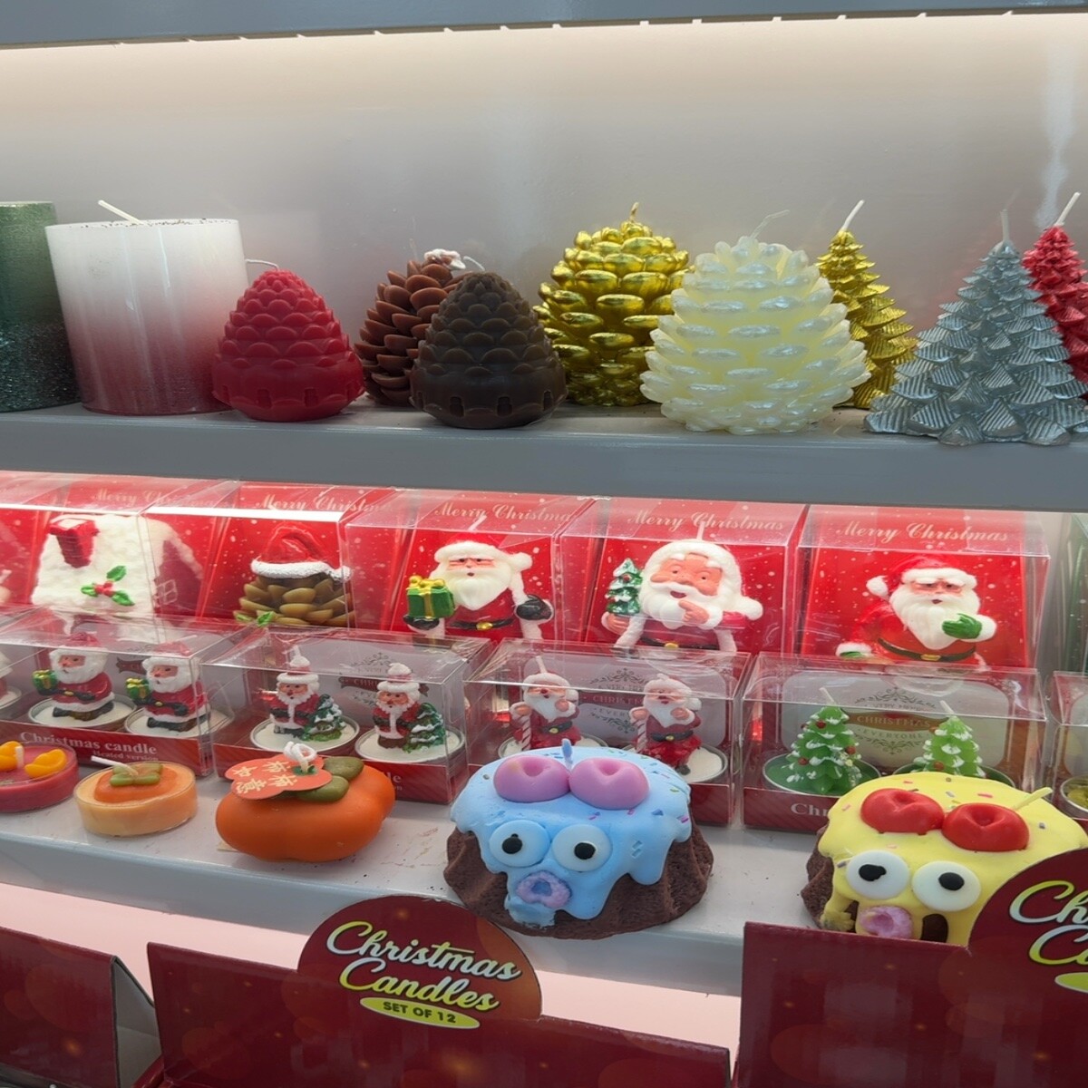 Рождественские свечи оптом из Китая в Украину