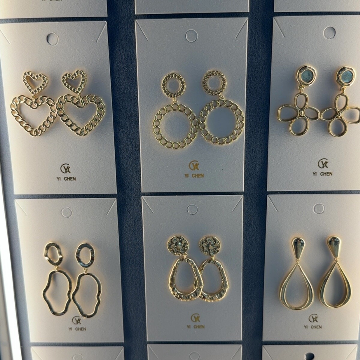 Сережки у формі серця