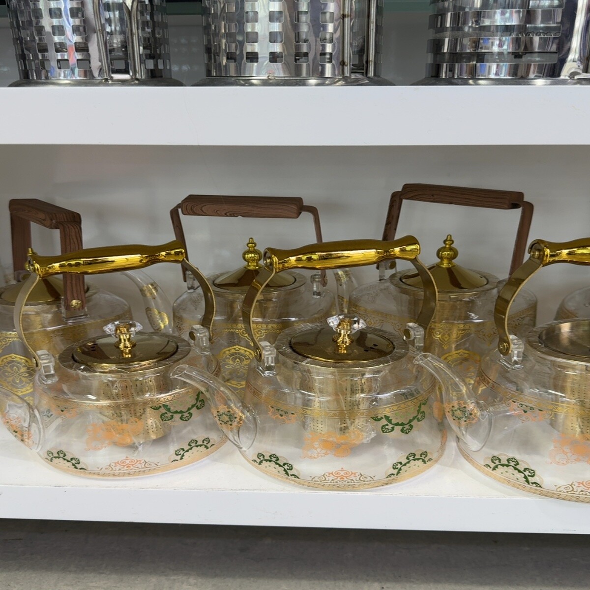 Скляний чайник